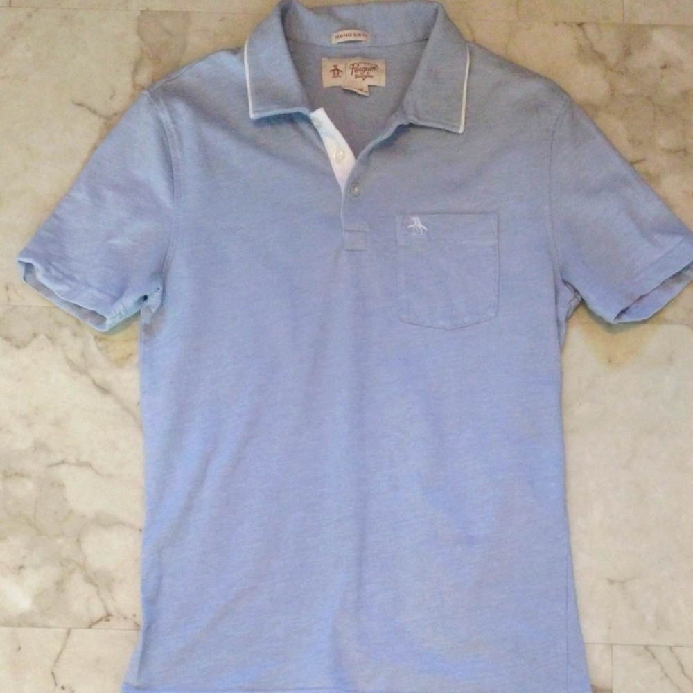 Original Penguin Men's Heritage Slim Fit Polo Shirt